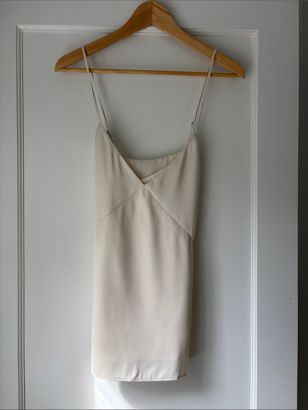 Express Cream Spaghetti Strap Camisole Top